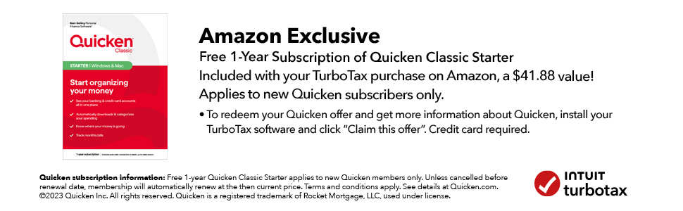 Amazon exclusive intuit turbotax