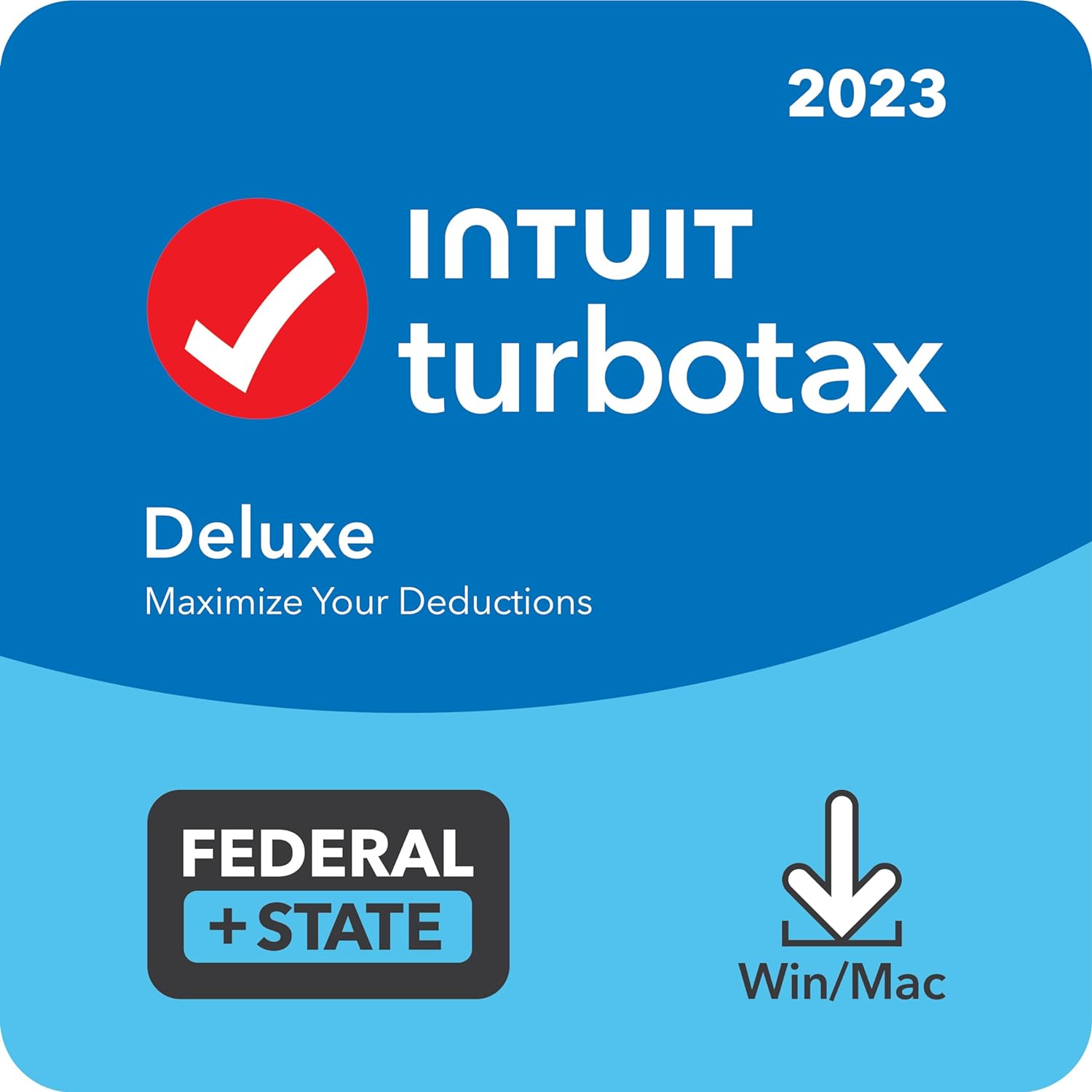 TurboTax Deluxe 2023 Tax Software, Federal & State Tax Return