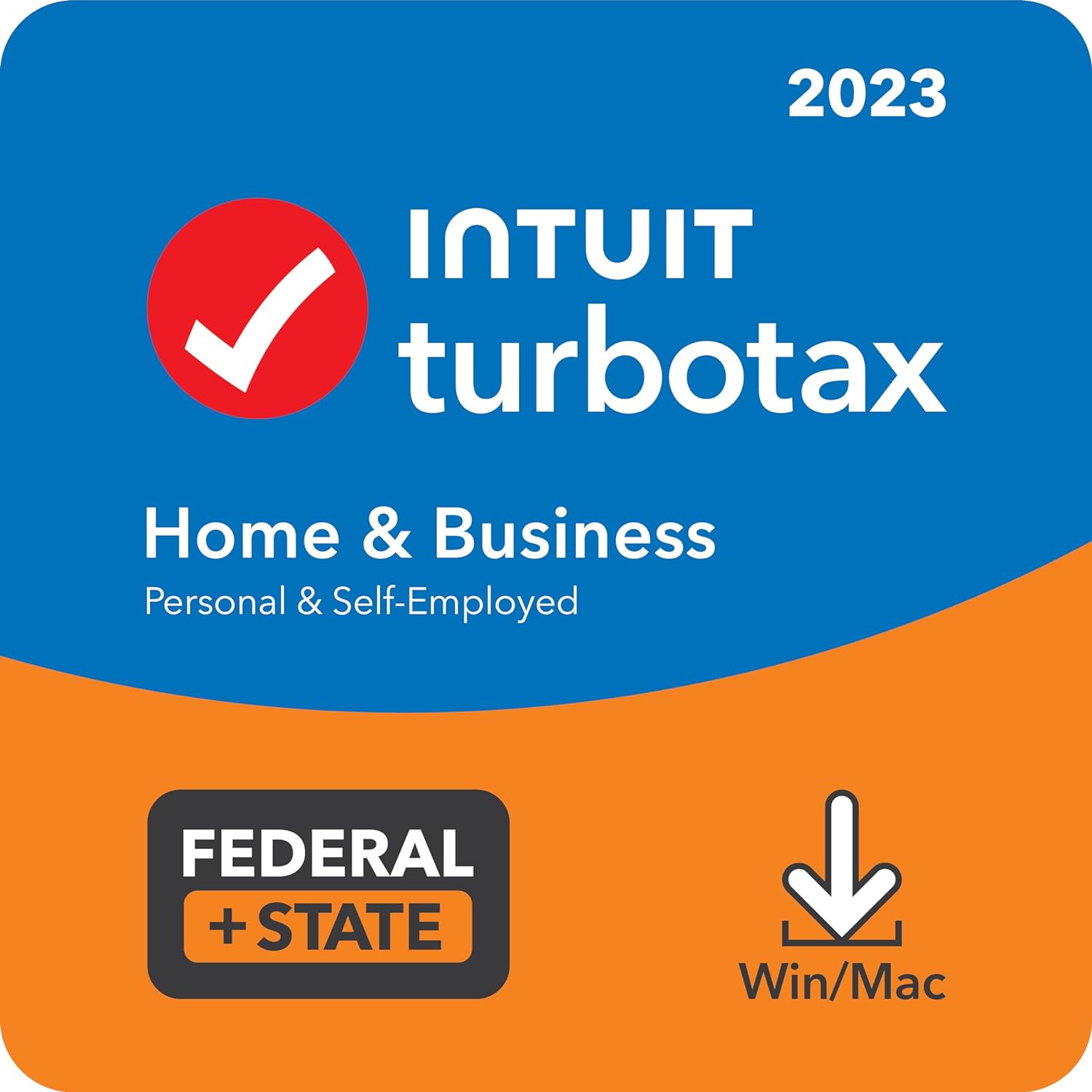 TurboTax Home & Business 2023 Tax Software, Federal & State Tax Return