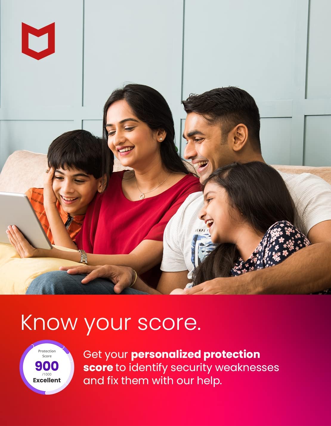 McAfee Total Protection 2024, Antivirus Internet Security Software for 3 Devices, 1 Year Subscription